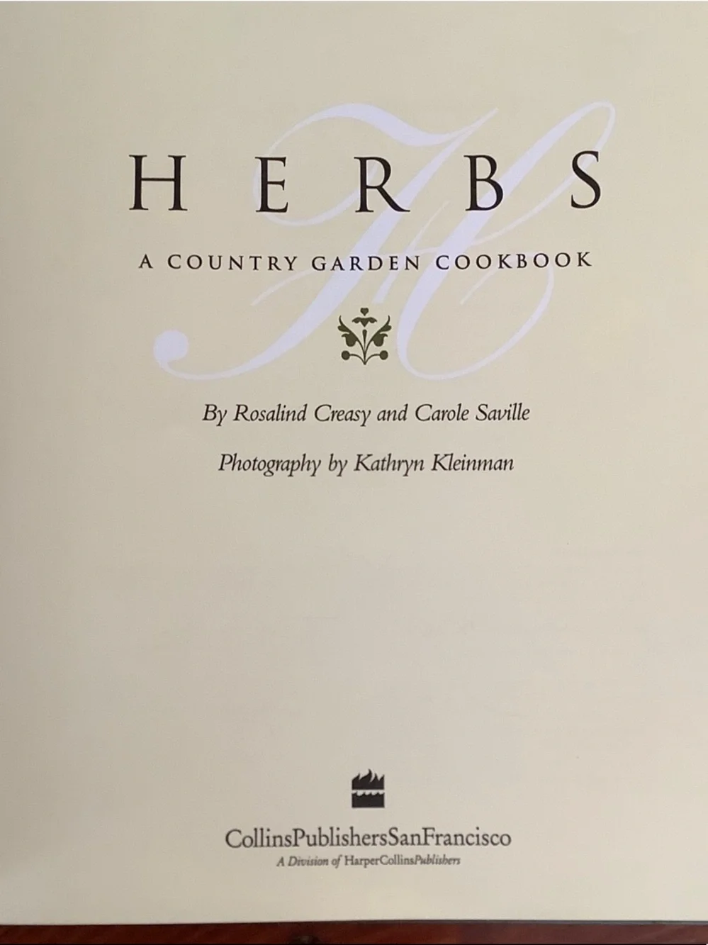 Herbs Cookbook with Pink Rosalind Ricasay Pamphlet